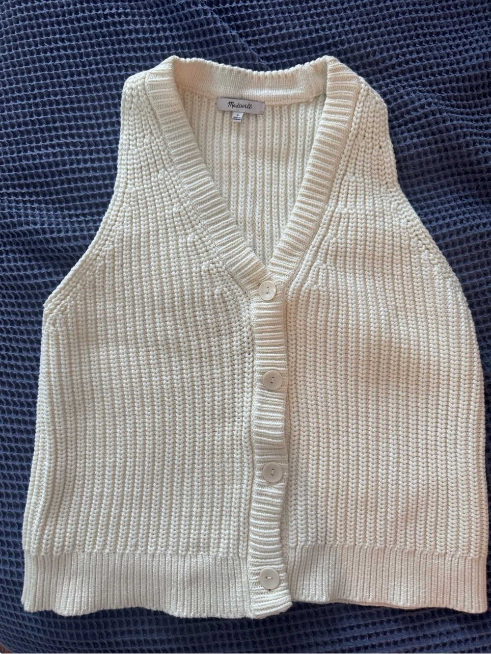 Madewell Cream Sweater Tank